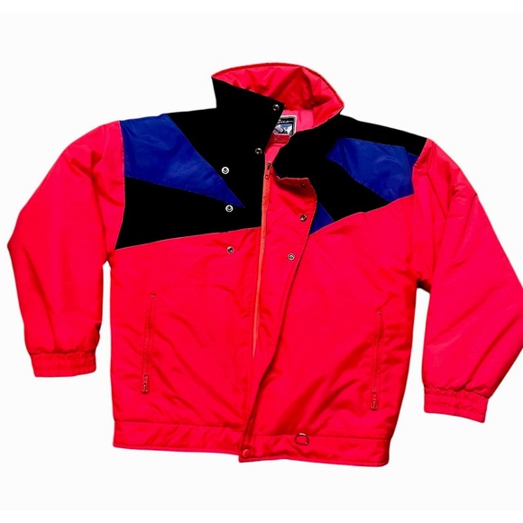 Vintage Gerry Ski Jacket Men's Medium Neon Retro Parka Coat‎ 80s Made in the USA - Picture 12 of 15